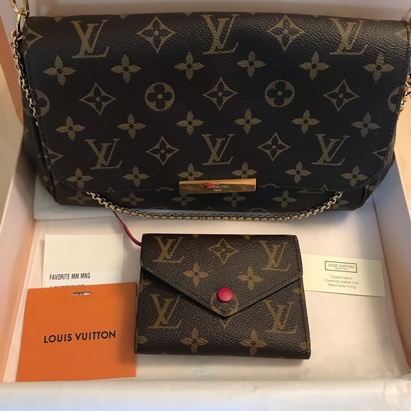 Louis Vuitton Handbags - Louis Vuitton Favorite MM and Victorine Wallet